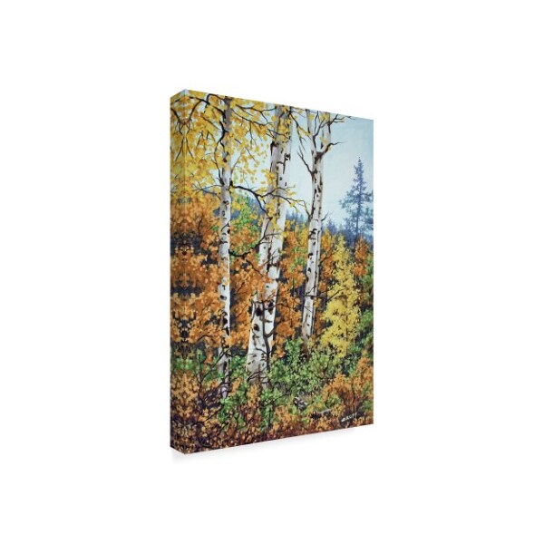 Carol J Rupp 'Autumn Ends' Canvas Art,22x32